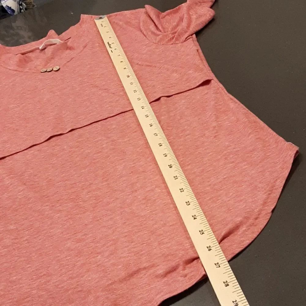 Large Pink Shirt with Buttons - Picture 6 of 9